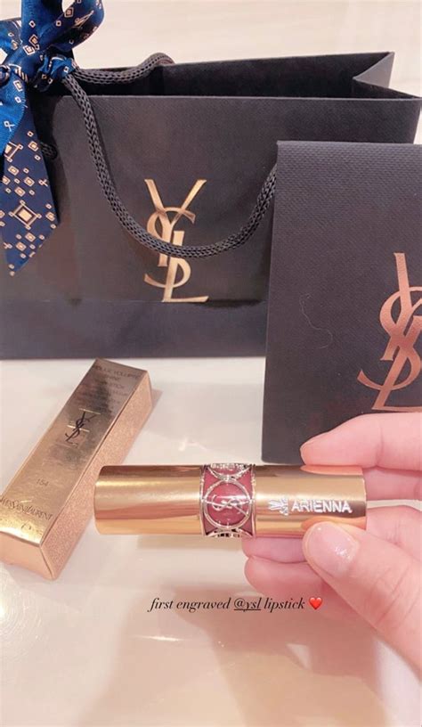 ysl name engraving|ysl beauty icon engraving.